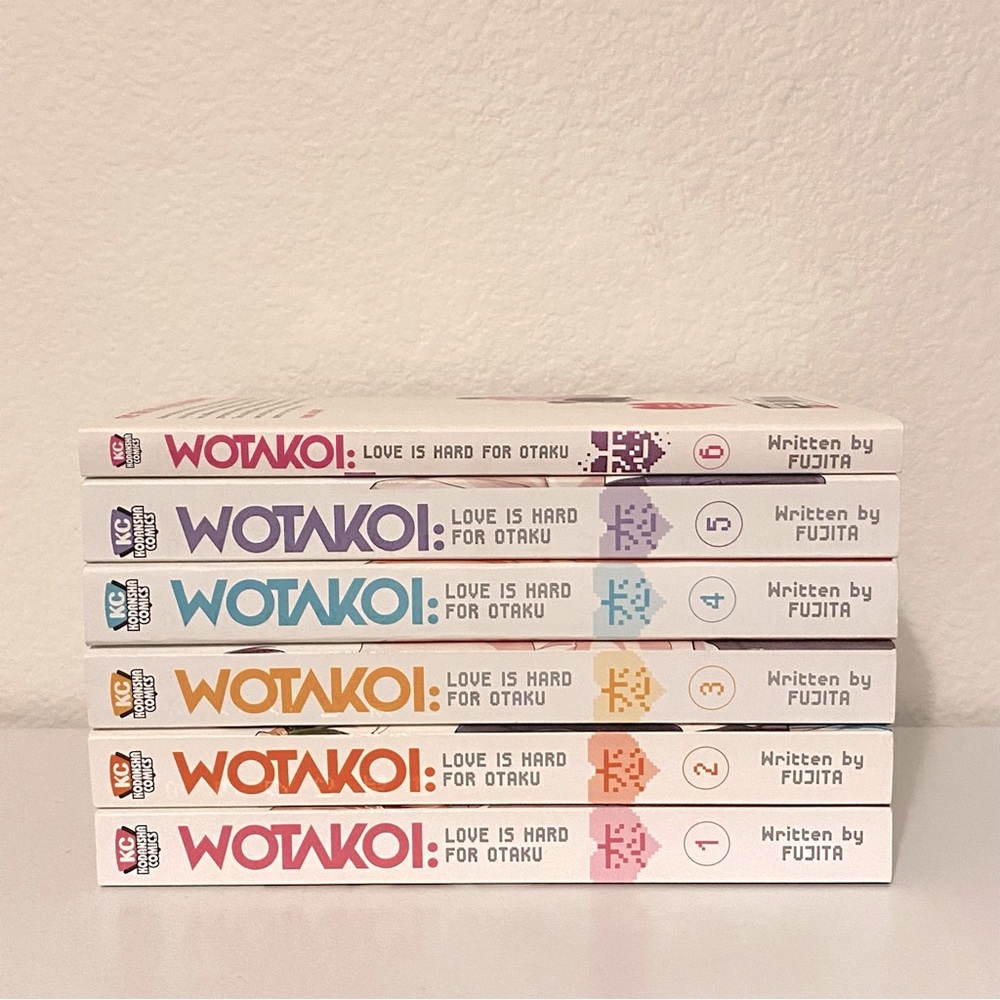 Brand-New Wotakoi Love Is Hard For Otaku Complete Manga Book Series Volumes 1-6